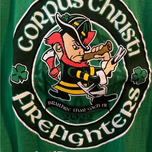 St Pattys Corpus Christi Firefighters Graphic T shirt